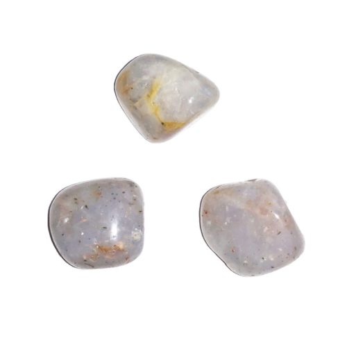 piedra rodada ópalo azul