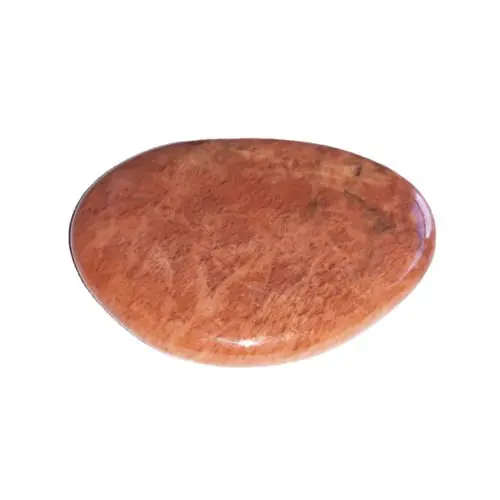 guijarro piedra de luna naranjada