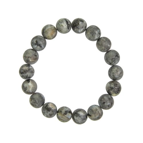 pulsera larvikita piedras bolas 10mm