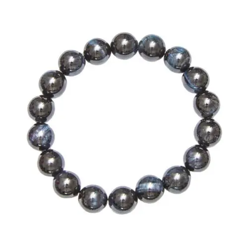 pulsera ojo de halcón piedras bolas 10mm