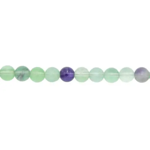 fil fluorite multicolore pierres boules 8mm