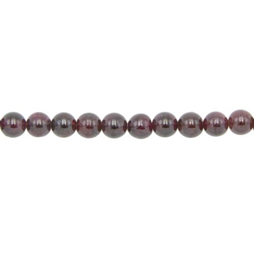 fil grenat pierres boules 8mm