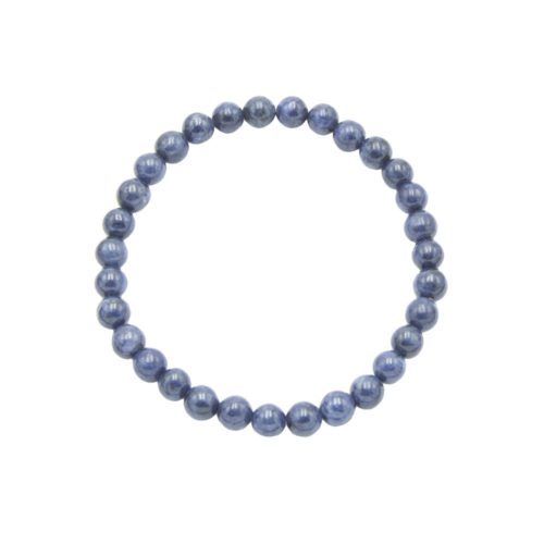 bracelet saphir pierres boules 6mm