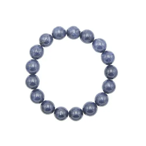 bracelet saphir pierres boules 10mm