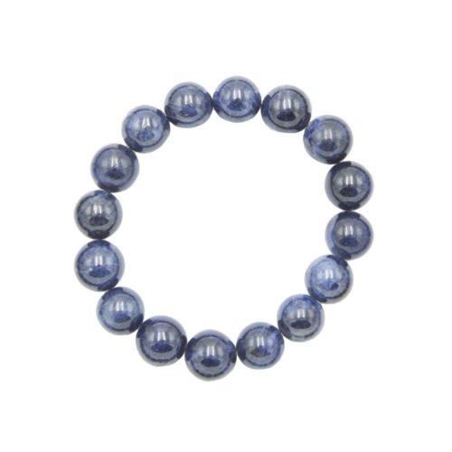 bracelet saphir pierres boules 12mm
