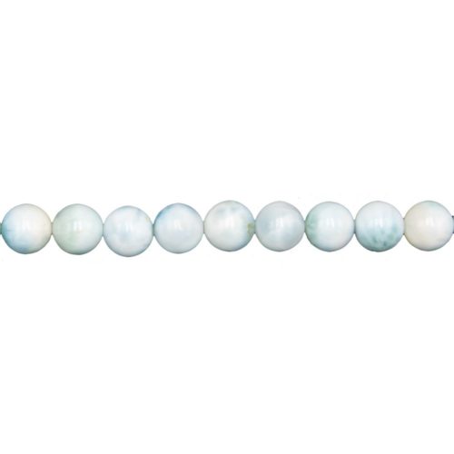fil larimar pierres boules 10mm