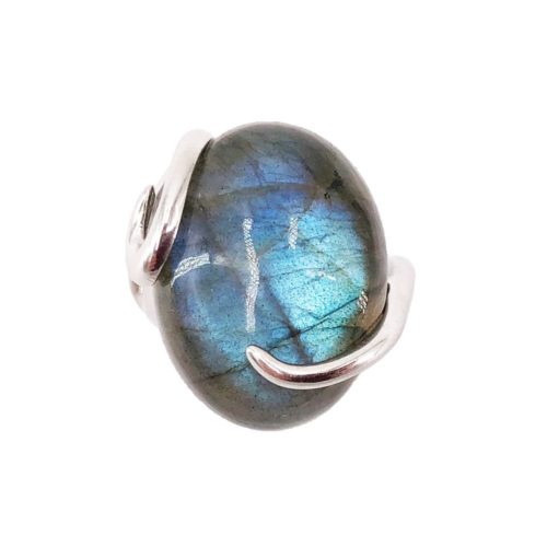 bague labradorite argent