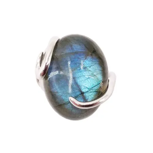 bague labradorite argent