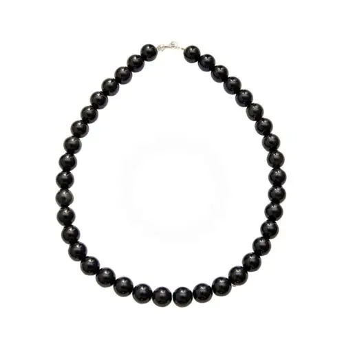 collier onyx pierres boules 12mm