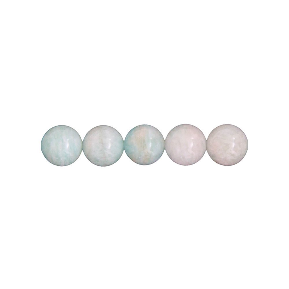 fil amazonite pierres boules 6mm