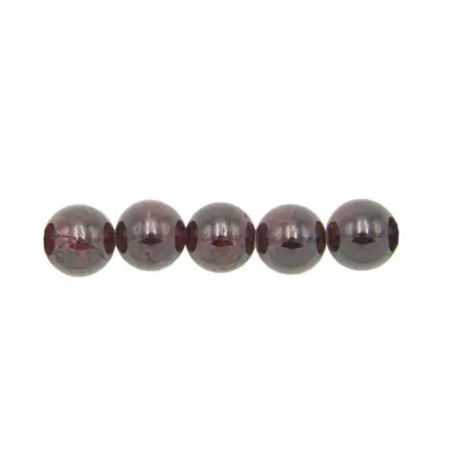 perle ronde grenat rouge 8mm