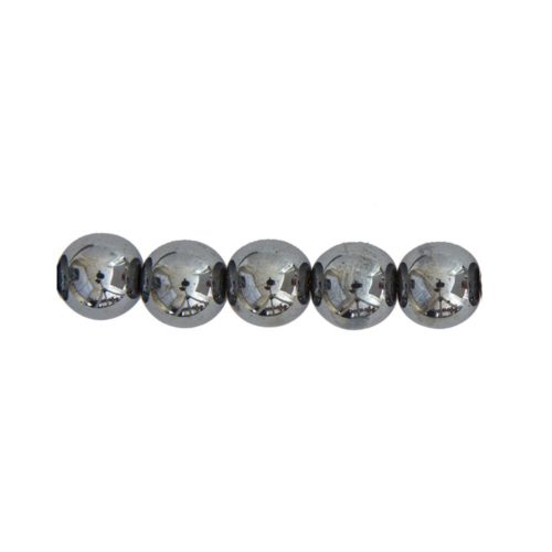 perle ronde hématite 12mm