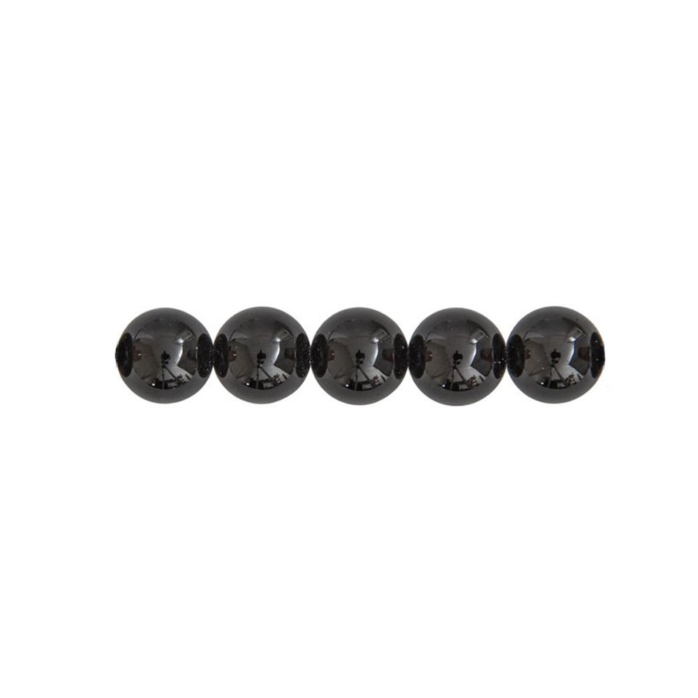 perle ronde onyx 10mm