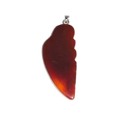 colgante cornalina ala de ángel