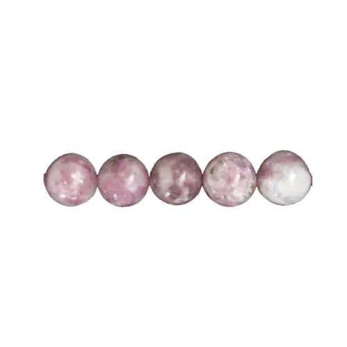 perle tourmaline rose 8mm