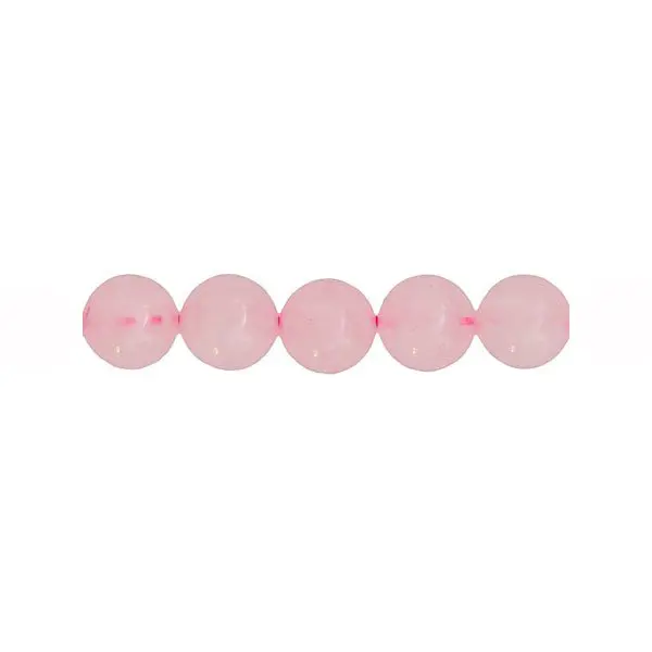 perles-quartz-rose-10mm perles quartz rose 10mm