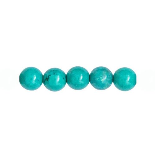 perle ronde turquoise 8mm