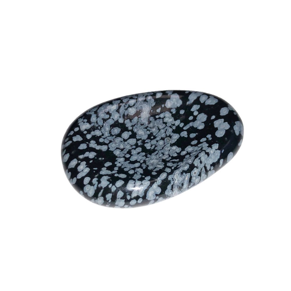 piedra para el pulgar obsidiana nieve