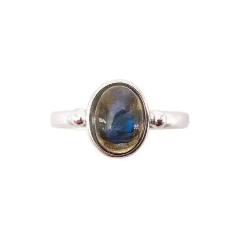 bague labradorite argent
