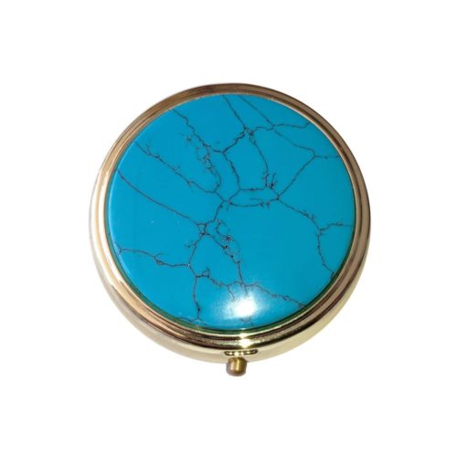 pastillero howlita azul