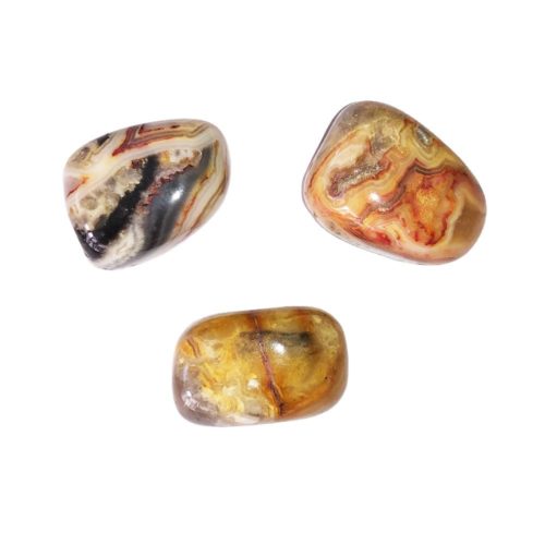 piedra rodada ágata crazy lace