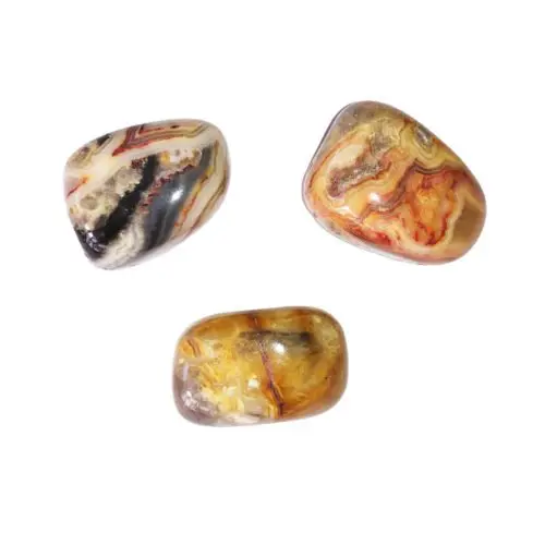 piedra rodada ágata crazy lace