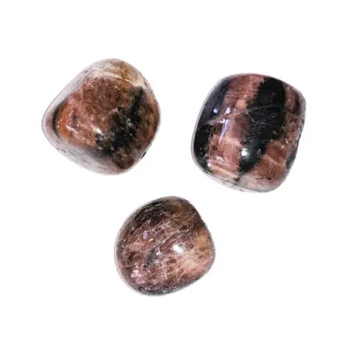 piedra rodada chiastolita