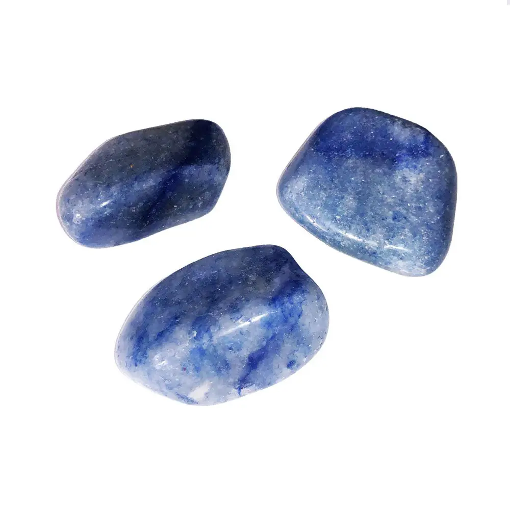 piedra rodada cuarzo azul
