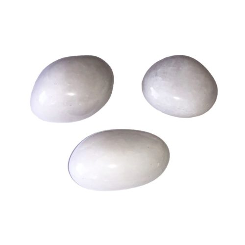 piedra rodada cuarzo nieve