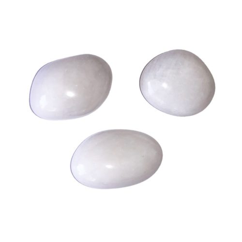 piedra rodada cuarzo nieve