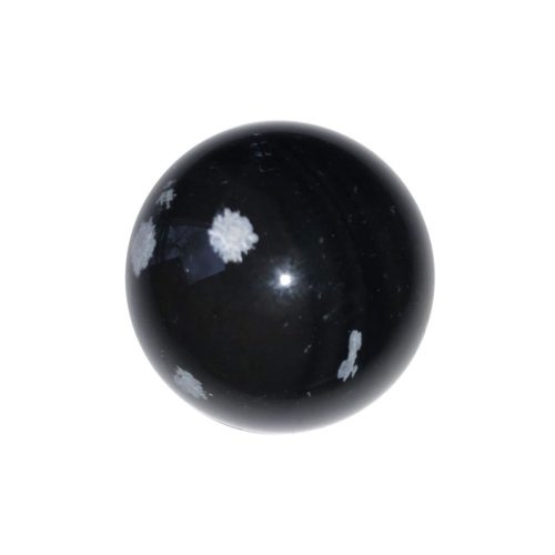 esfera obsidiana nieve 40mm
