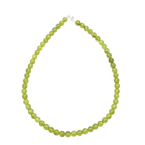 collier olivine 8mm