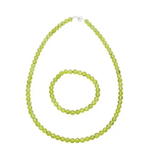 parure olivine 6mm