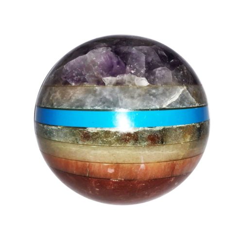 sphere 7 chakras 60mm