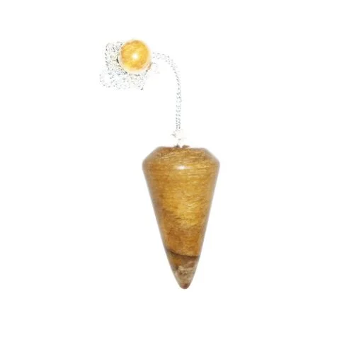 péndulo-madera-petrificada-cono