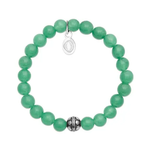 Bracelet Aventurine verte et Sphère