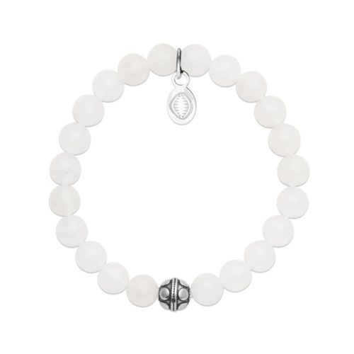 Bracelet Jade blanc et Sphère