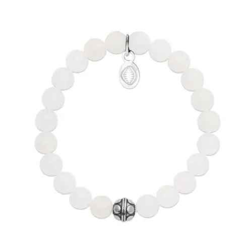 Bracelet Jade blanc et Sphère
