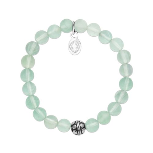 Bracelet Jade vert et Sphère