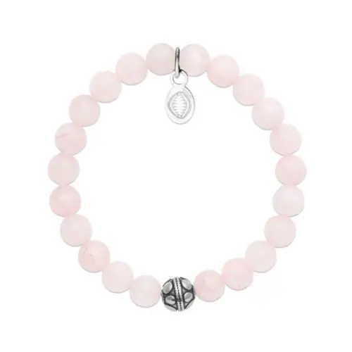 Bracelet Quartz rose et Sphère