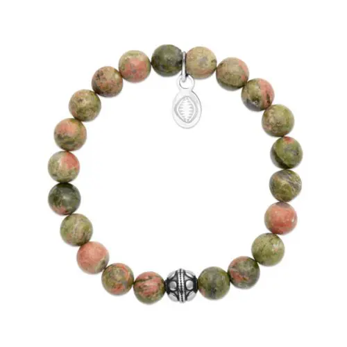 Bracelet Unakite et Sphère