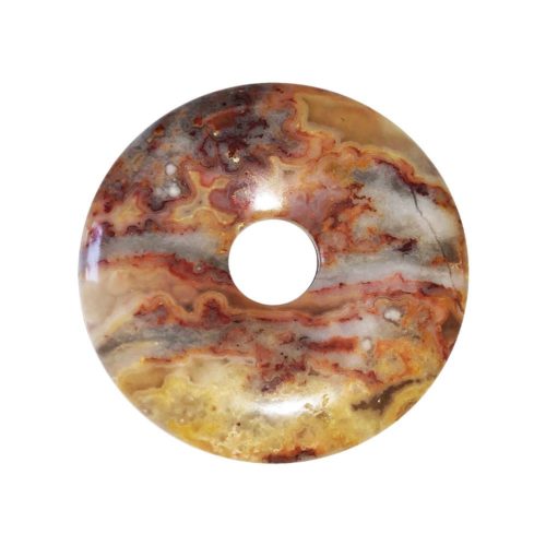 pi chinois donut agate crazy lace 40mm