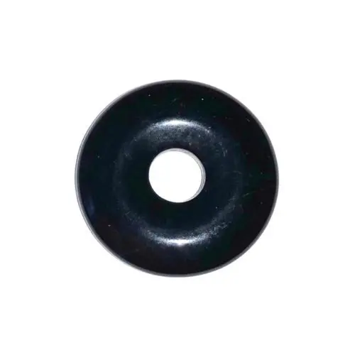 pi chinois donut agate noire 20mm
