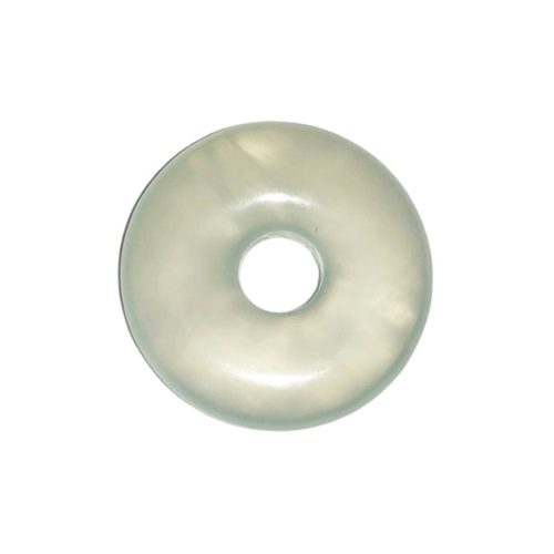 pi chinois donut jade vert 20mm
