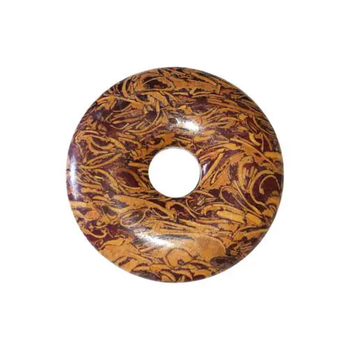 pi chino donut jaspe piel de serpiente 30mm