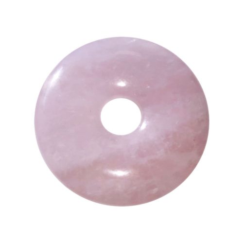 pi chinois donut quartz rose 40mm