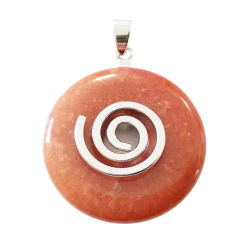 pendentif quartz de feu pi chinois