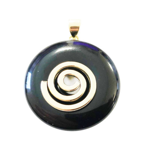 pendentif onyx pi chinois