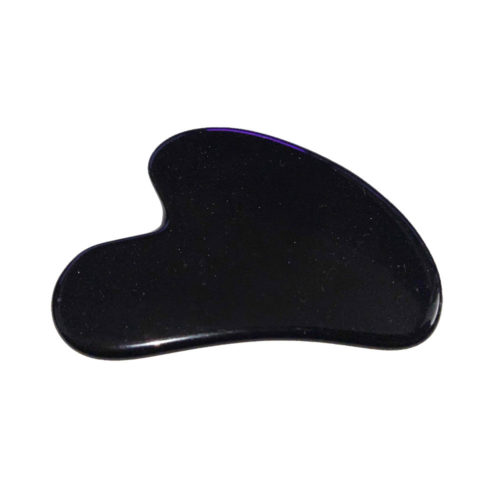 gua sha de massage obsidienne noire
