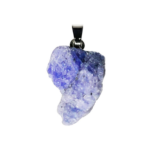 pendentif tanzanite pierre brute